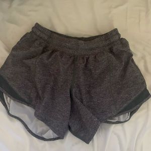 Heather Gray Lulu Shorts (4 Long)
